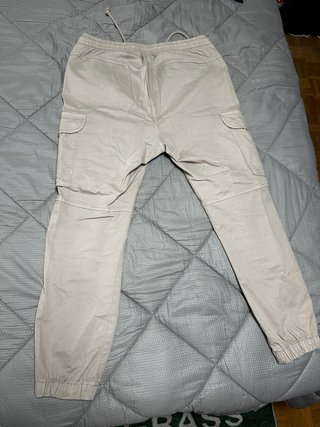 Pantalones Cargo Zara Beige