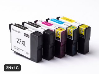 Cartuchos compatibles con Epson 27XL · 2N+1C
