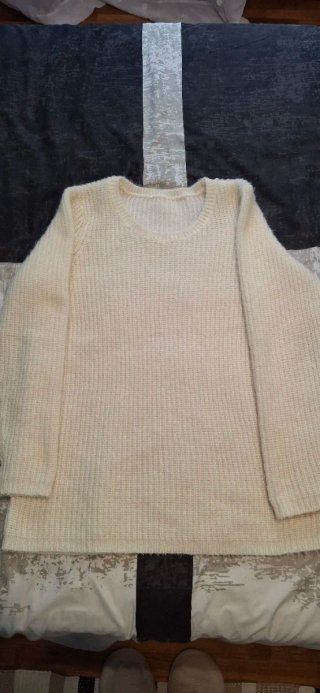 Jersey beige de punto M-L