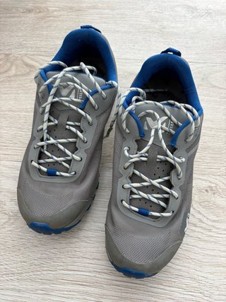 Zapatillas Montaña Mujer Millet Gris/Azul