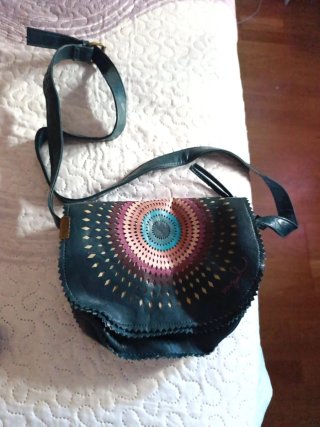 Bolso Desigual Multicolor y Teal