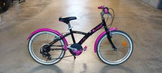 Bicicleta infantil B'TWIN Mistigirl 500 niña rosa