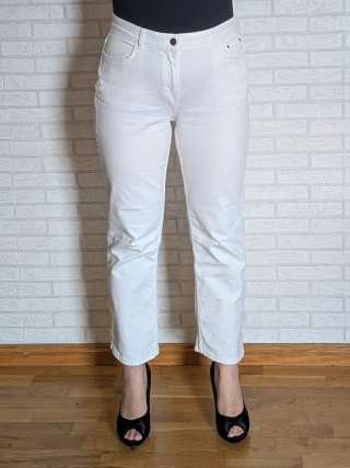 Jeans blancos rectos Cortefiel - Talla 44