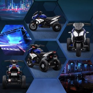 Moto Eléctrica Infantil 3 Ruedas Batería 6V