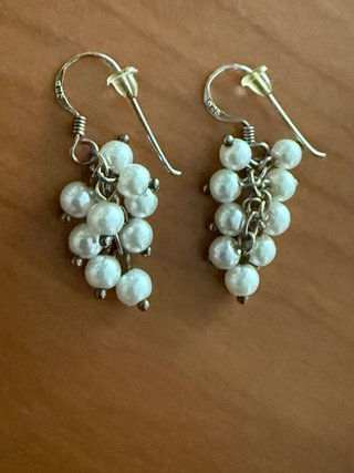 Pendientes Plata Perlas Pequeñas