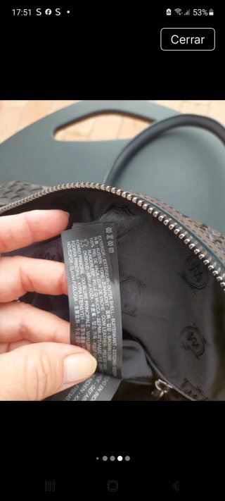 Bolso Massimo Dutti de Piel Trenzada