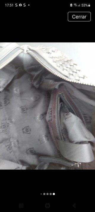 Bolso Massimo Dutti de Piel Trenzada