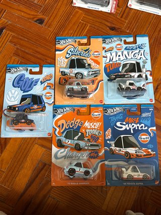 Hot Wheels Tooned Gulf Colección 5 Piezas