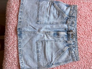 Falda vaquera azul talla XS
