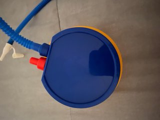 Bomba de pie manual para inflar