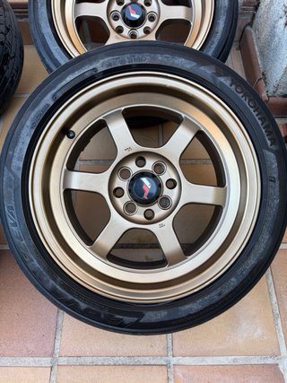 4 Llantas JR12 15x7,5 4x100 et26
