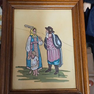 quadro Dipinto Famiglia di contadini russi di Tver