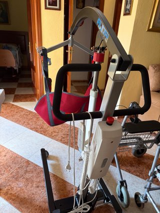 Grua electrica aupa para traslados de personas