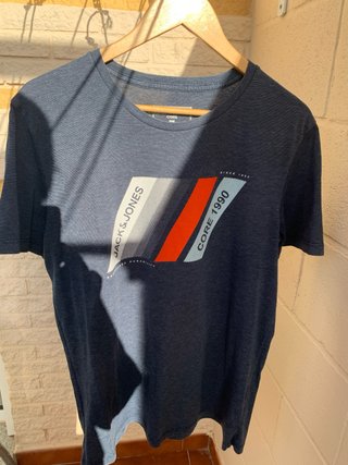 Camiseta Jack&Jones Azul Hombre