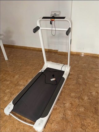 Cinta de correr blanca
