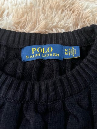 Jersey Polo Ralph Lauren Negro Talla M