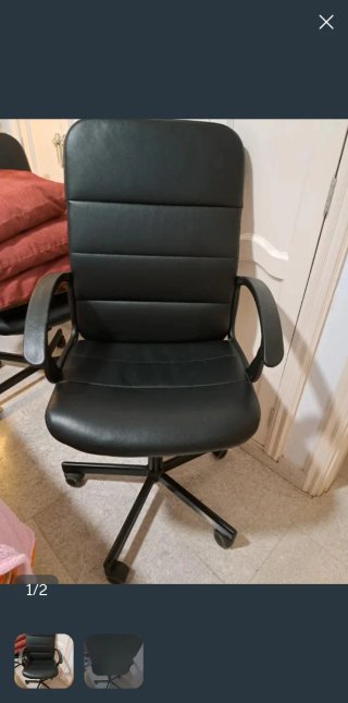 Sillón de oficina negro