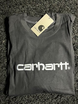 Maglietta Carhartt Nera con Logo