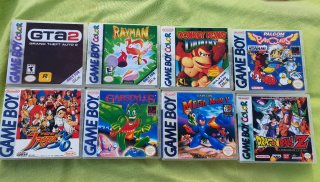Lote de 8 scatole di giochi per Game Boy