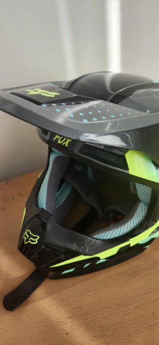Casco Motocross Infantil Fox Talla 51-52