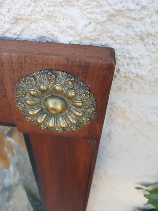 Espejo Antiguo de Madera