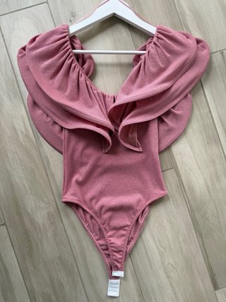 Body con Volantes Rosa