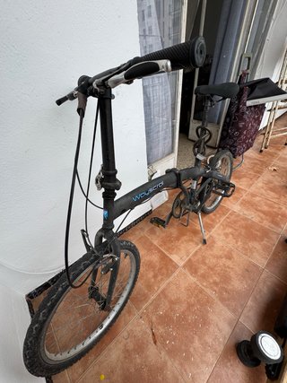 Bicicleta Plegable Wayscral Negra