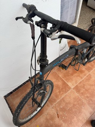 Bicicleta Plegable Wayscral Negra