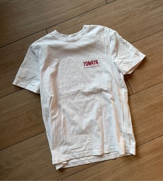 Camiseta Tomata Girona Cycling Services blanca