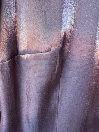 Blusa fiesta marrón. Talla Única