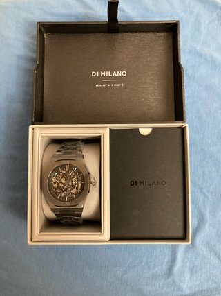 Reloj D1 Milano Skeleton Plateado