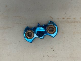Fidget Spinner Azul Metálico