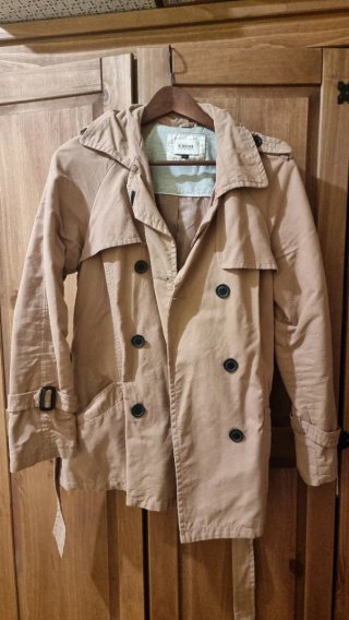 Parka Beige Bershka Talla L