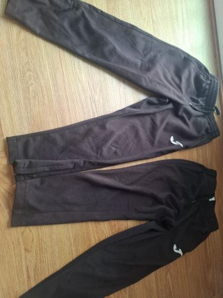 2 Pantalones Joma  Negro, talla 4 .