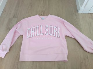 Sudadera Rosa Zara Talla 13-14