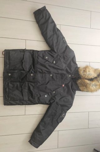 Parka Geographical Norway Negra Hombre