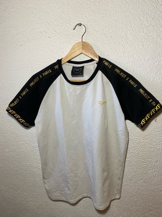 Camiseta Project X Paris Negra y Blanca Talla L