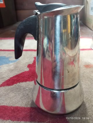 Caffettiera Moka Pizzutti in metallo