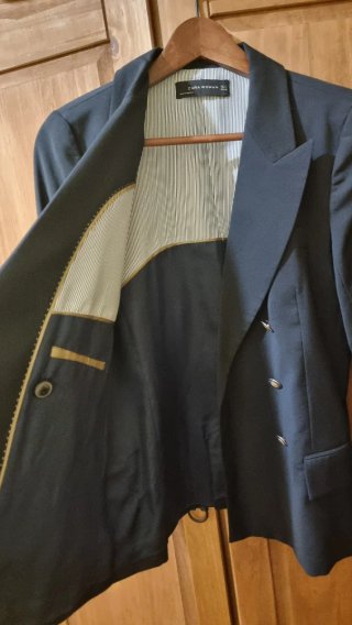 Americana Zara Talla M azul