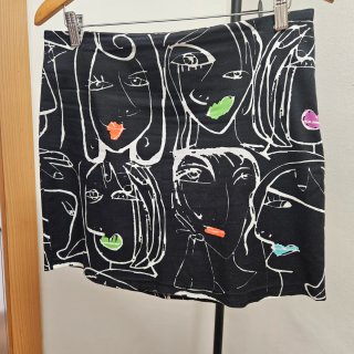 Falda mini Desigual estampada