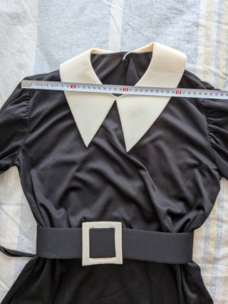 Disfraz Miércoles Addams Niña Talla 8-10
