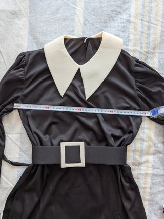 Disfraz Miércoles Addams Niña Talla 8-10