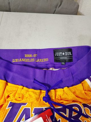 Pantalon baloncesto NBA Angeles Lakers talla 2XL