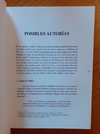 Juan Luis Vives, autor del diálogo de las cosas...