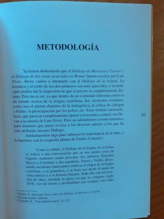 Juan Luis Vives, autor del diálogo de las cosas...