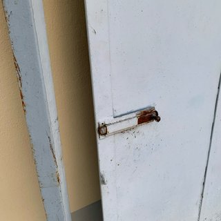 Porta in ferro con telaio 180x80 cm