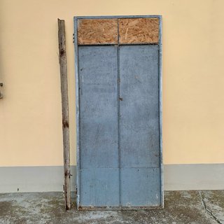 Porta in ferro con telaio 180x80 cm