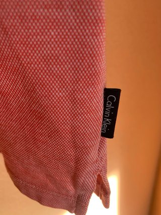 Polo Calvin Klein Hombre Naranja/Rosa Talla xl