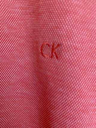 Polo Calvin Klein Hombre Naranja/Rosa Talla xl