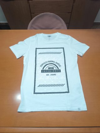 Camiseta Jack & Jones Blanca Talla S